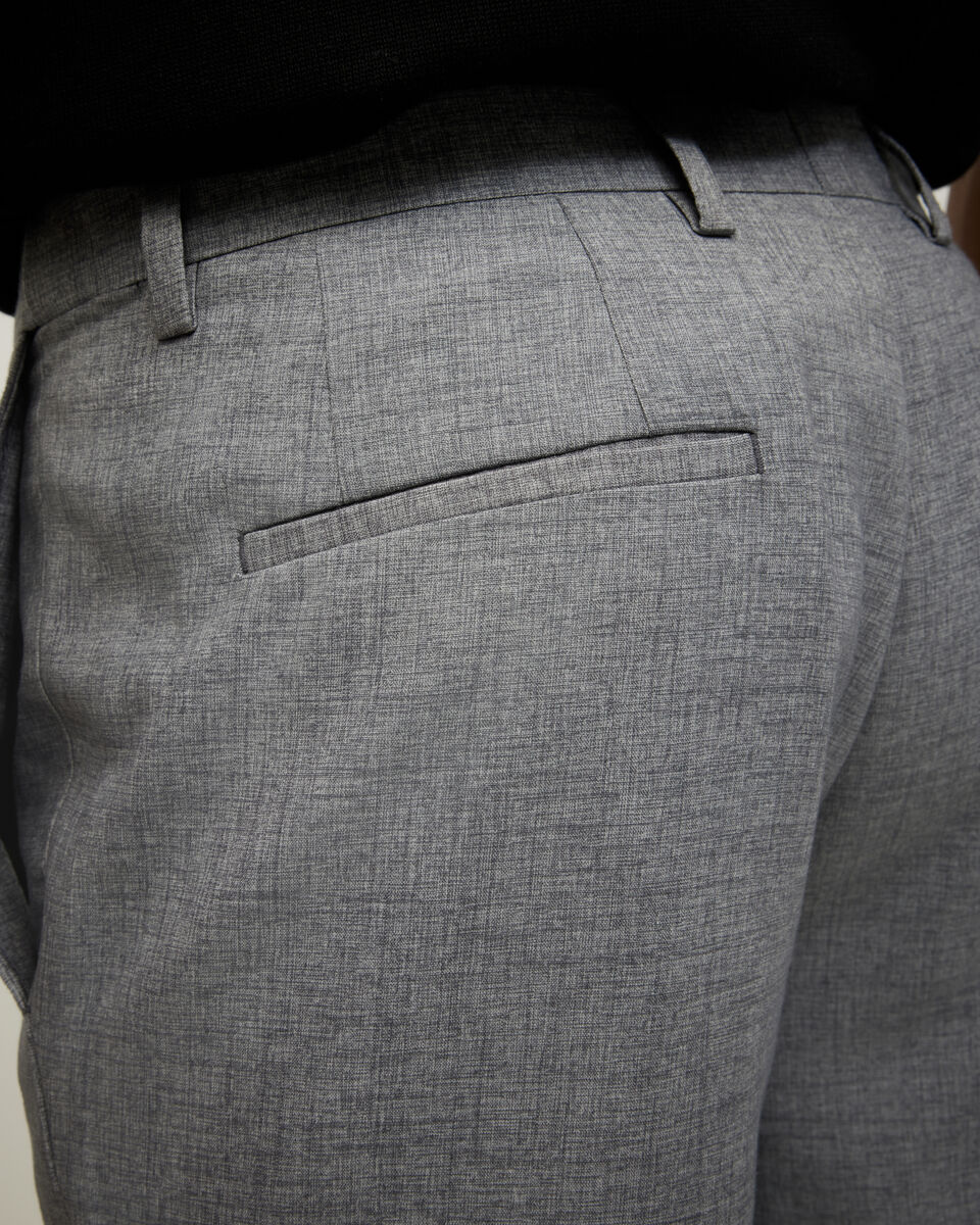 Textured Tailored Pant, Light Grey, hi-res